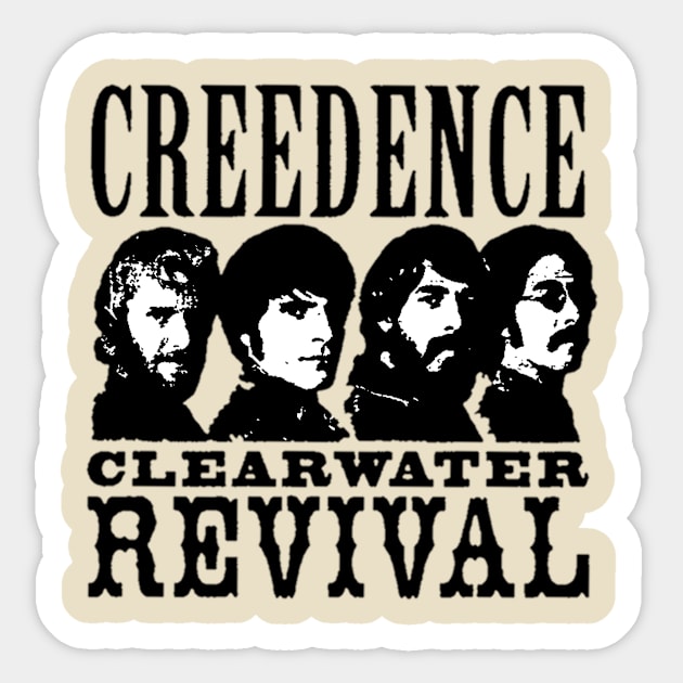 creedence Sticker by Cupangmegan